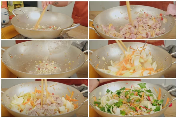 Cách xào bê sả ớt mọng nước, đậm đà