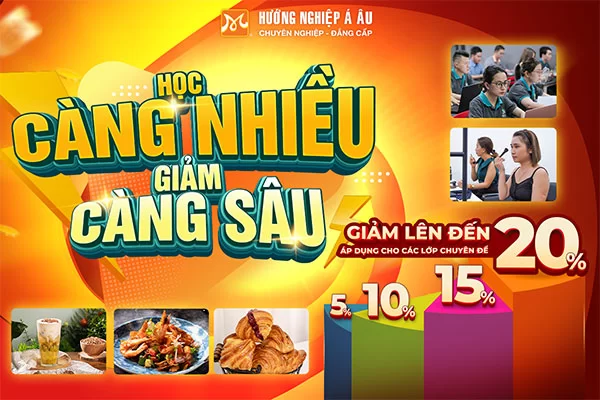 Ưu đãi “Học càng nhiều, giảm càng sâu” với 350 chuyên đề hấp dẫn cho khách hàng chọn lựa thumb