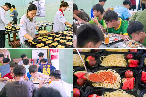 Hơn 200 bữa ăn thịnh soạn được chuẩn bị kỹ càng