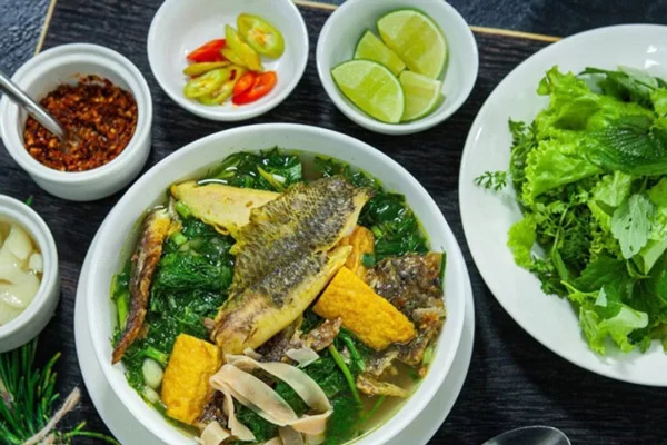 Hương vị đặc trưng bún cá rô đồng