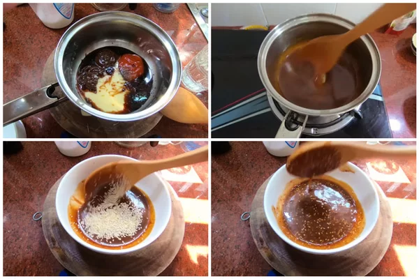 Nước xốt béo bùi vị mè rang rất hấp dẫn