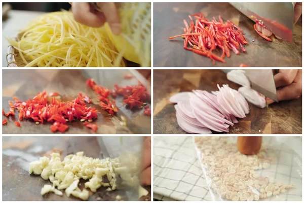 Sơ chế nguyên liệu theo hướng dẫn