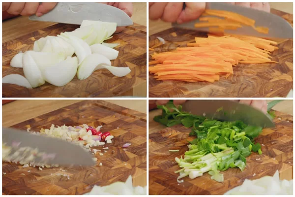 Sơ chế rau củ theo hướng dẫn