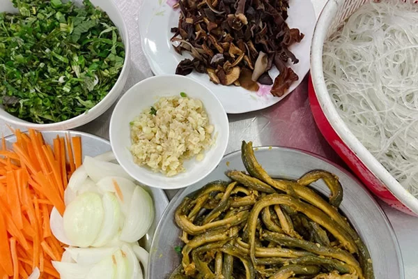 Cách Làm Miến Xào Lươn (Khô)