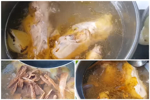 Gà nấu miến măng đậm đà, hấp dẫn