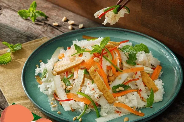 Nấm Tuyết Xào Rau Củ