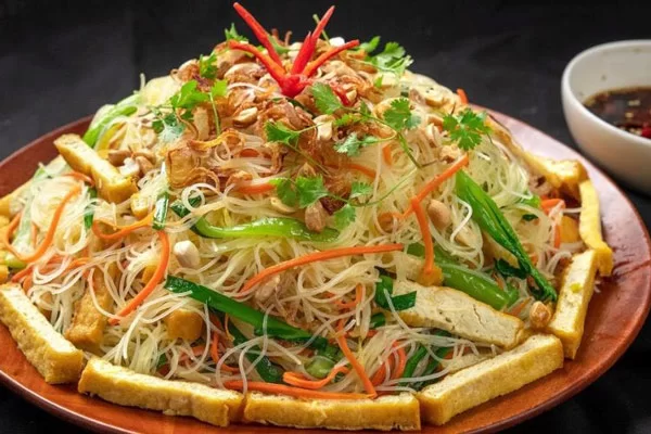Bún Tàu Xào Nấm Mối