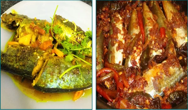 Cá Nục Kho Nghệ Hoặc Riềng