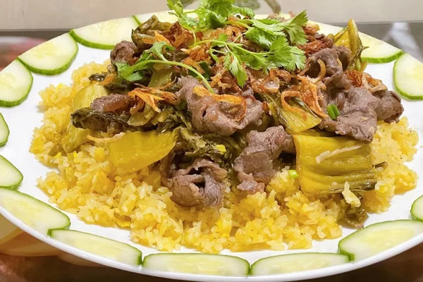 cách làm cơm rang dưa bò