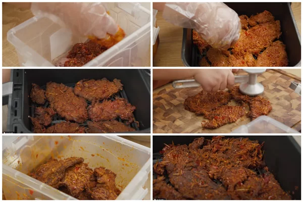 Cách ướp và sấy khô bò