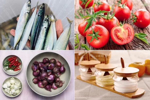 Nguyên liệu để làm món cá nục kho cà chua