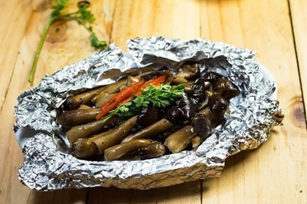 Nấm Mối Nướng Muối Ớt