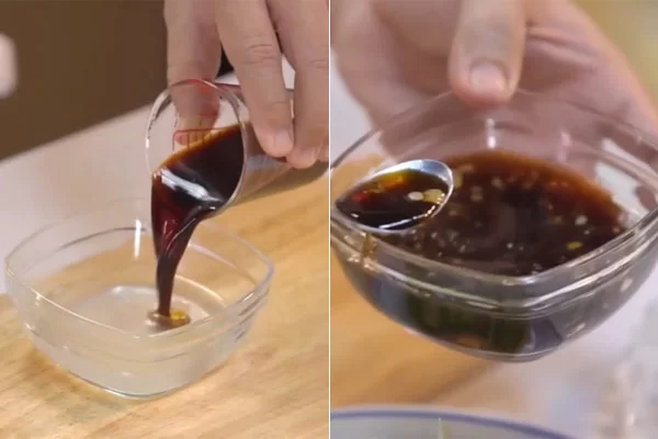 Nước xốt giúp món cơm gà Hải Nam thêm đậm đà