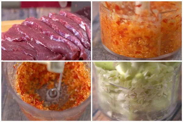 Sơ chế nguyên liệu làm khô bò xé sợi