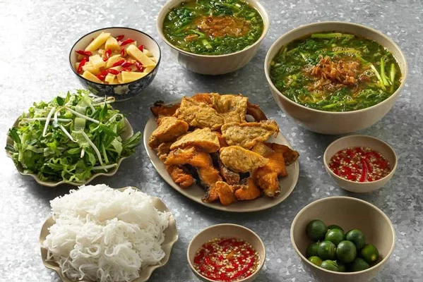 cách làm bún cá chấm