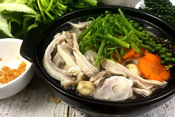 Có thể chấm bao tử hầm với muối tiêu chanh