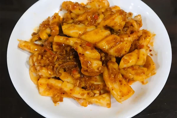 Mực Nang Xào Sả Ớt