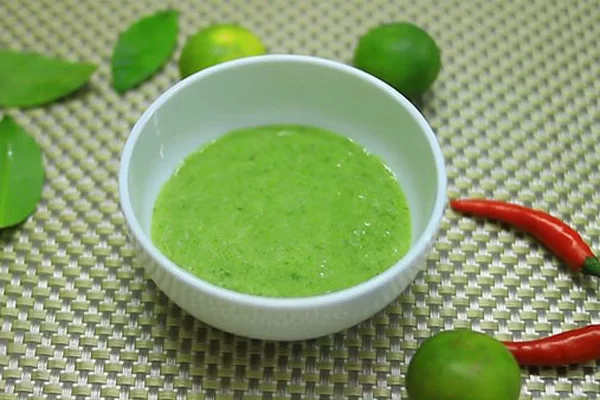 Muối ớt xanh chấm cùng đồ nướng