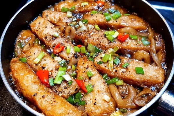 Sườn Non Chay Kho Tiêu