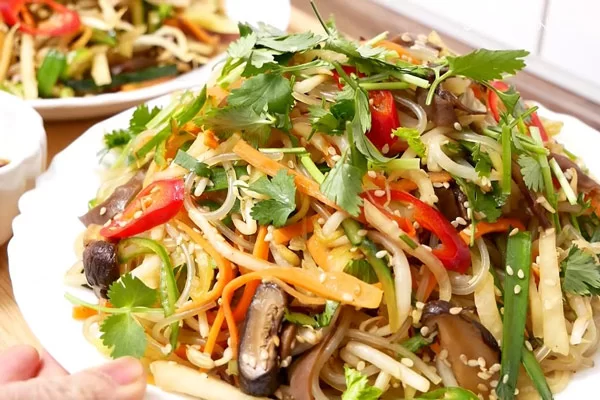 Miến trộn chay ngon miệng