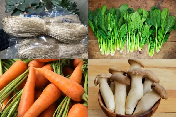 Nguyên Liệu Để Làm Miến Trộn Chay Thập Cẩm