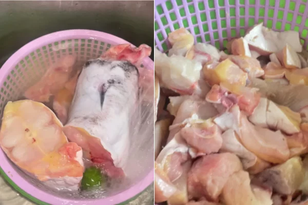 Cá nheo nên được sơ chế kỹ để không còn mùi tanh khi chế biến