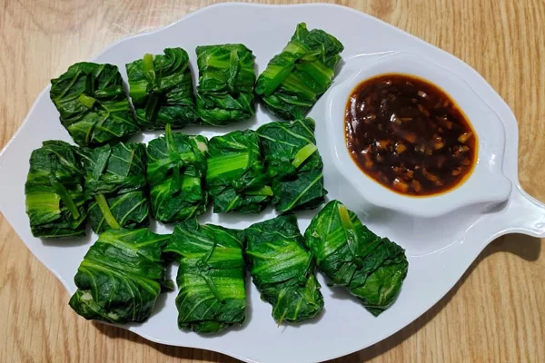 Cá thác lác hấp cải bẹ xanh vừa thơm ngon