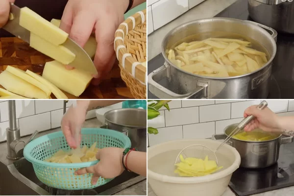 Sơ Chế Măng Và Các Loại Rau Ăn Kèm