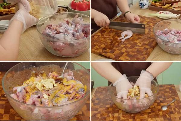 Sơ Chế Và Ướp Thịt Ếch