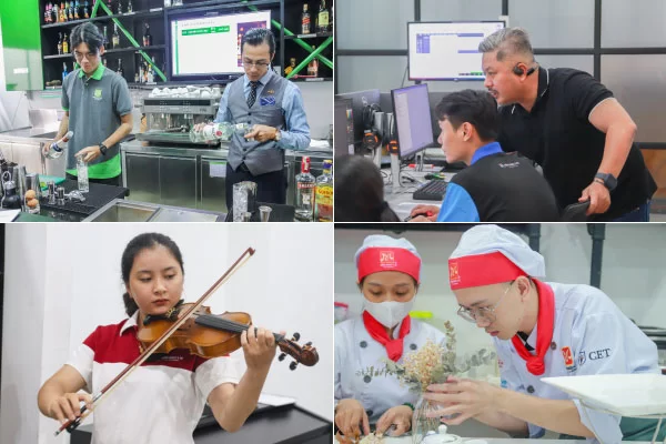 Hướng Nghiệp Á Âu có hàng trăm chuyên đề học ngắn hạn với đa dạng ngành nghề