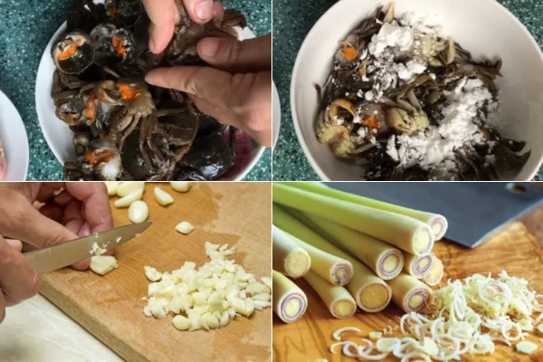 Khi sơ chế xong, để rạm khô