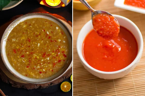 Tương Ớt Hoặc Mắm Nêm