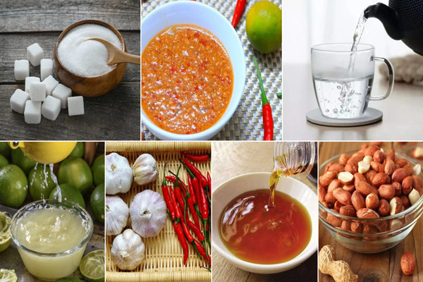 Nguyên liệu Nước Chấm Gỏi Cá Trích